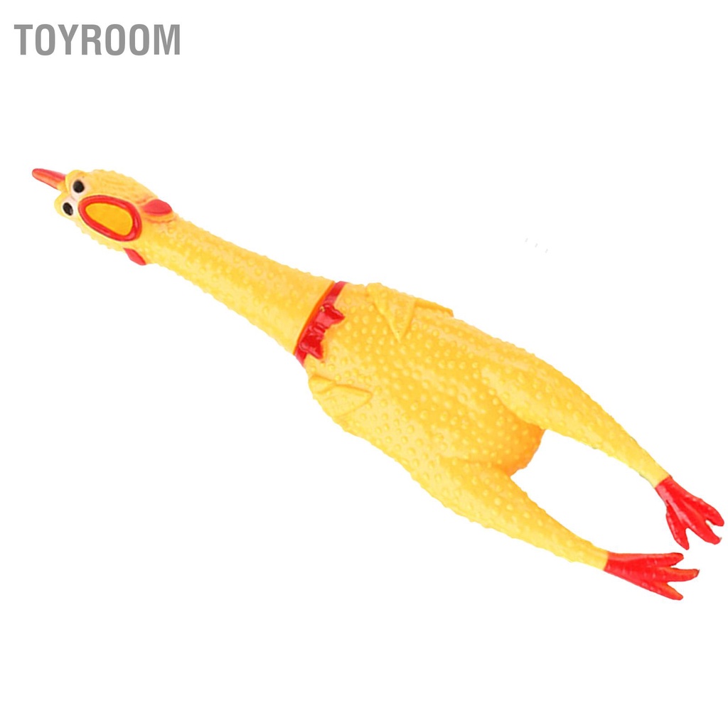 ToyRoom Gà La hét Đồ chơi cho chó Màu vàng Giảm căng thẳng Vui nhộn An toàn gà kêu người lớn Trẻ em