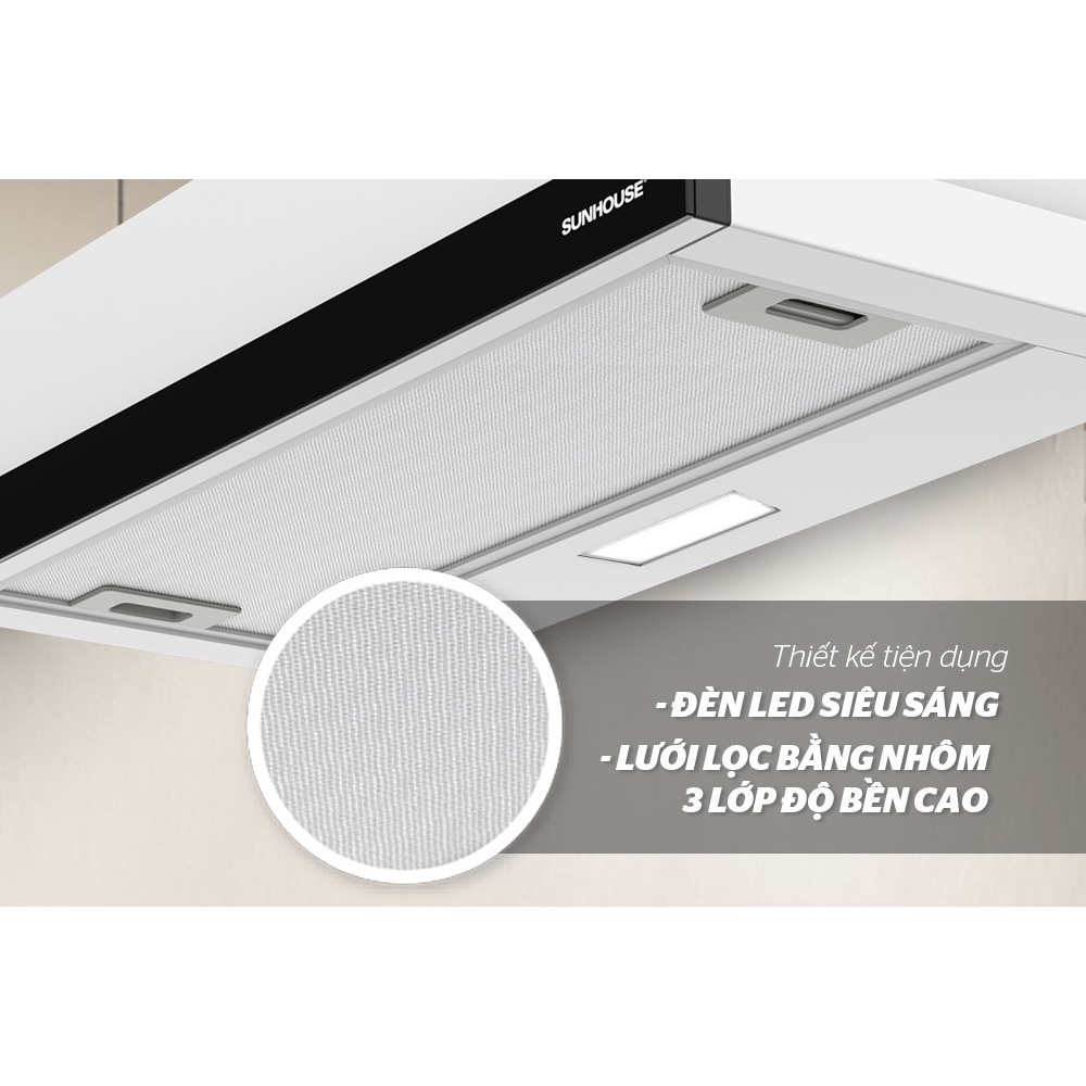 MÁY HÚT MÙI ÂM TỦ SUNHOUSE SHB6123  - Mới 100%