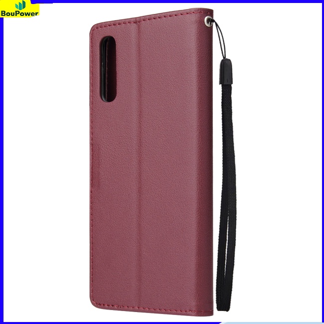 Bao Da Điện Thoại pu Tích Hợp 3 Ngăn Đựng Thẻ Cho samsung a70