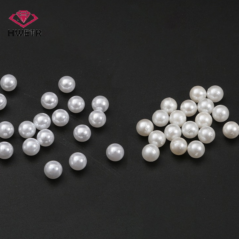 Hạt Ngọc Trai Có Lỗ Bằng acrylic 3mm 4mm 6mm 8mm 10mm Dùng Làm Trang Sức diy Mới