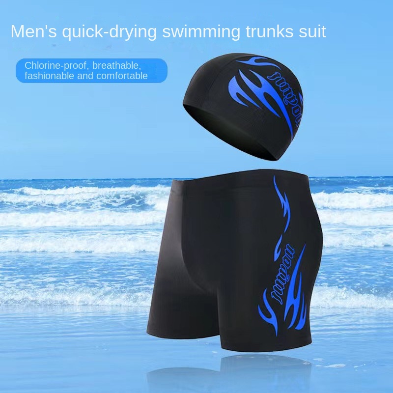 Quần Bơi Kèm Mũ Bơi Chuyên Dụng Cho Nam