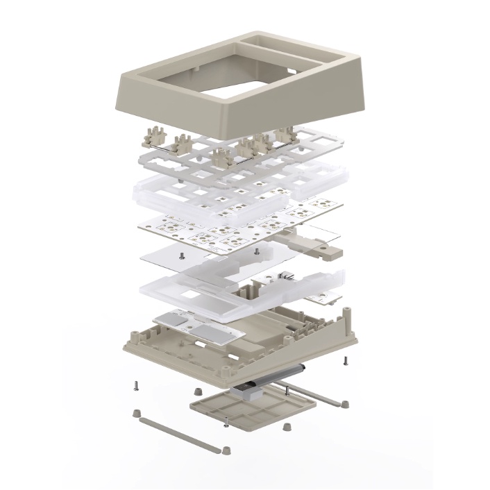 Bộ Bàn Phím Cơ bluetooth Không Dây 2.4g 21 Chế Độ