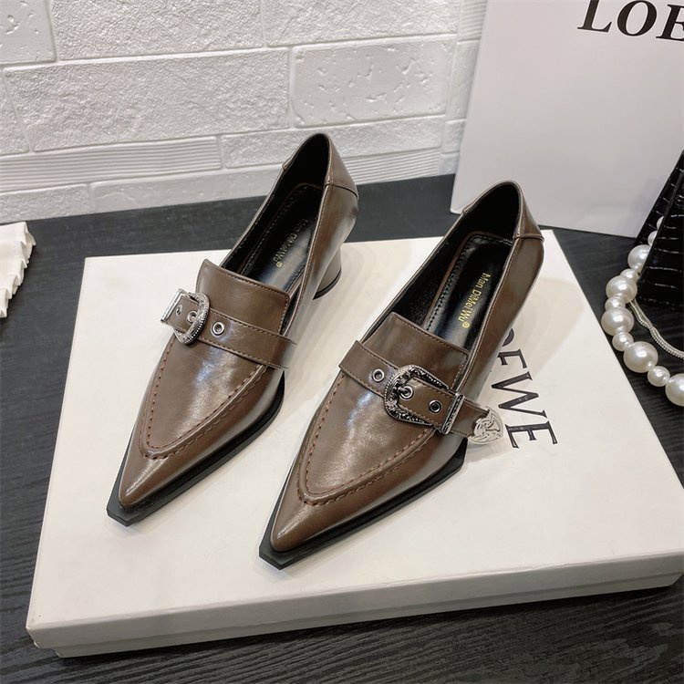 Giày Cao Gót Mũi Nhọn Thời Trang Dành Cho Nữ / size 35-39