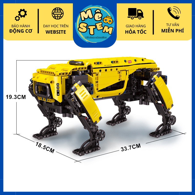 Đồ chơi lắp ráp xếp hình Technic mô hình chú chó Robot điều khiển từ xa Mouldking SẴN HÀNG