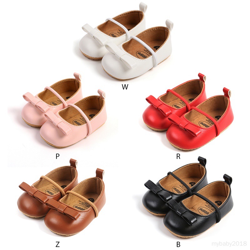 Giày Công Chúa Đế Mềm Chống Trượt Cho Bé Gái Sơ Sinh