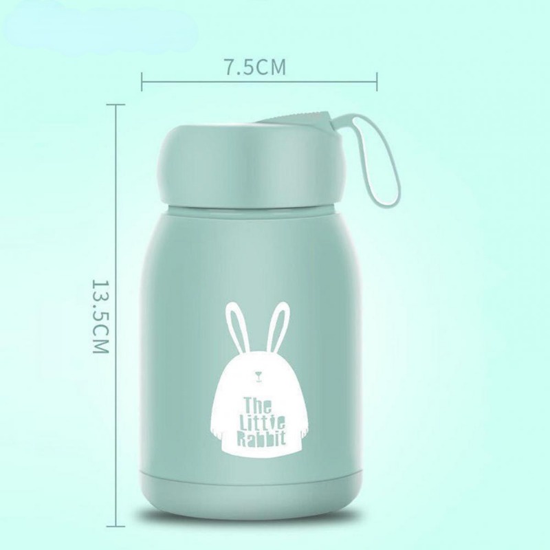 Bình Nước Thủy Tinh Hai Lớp Cách Nhiệt Dung Tích 330ml