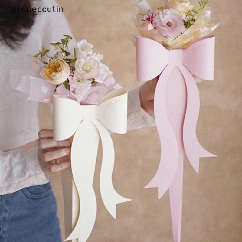 Hộp Quà Tặng Đóng Gói Hoa Hồng Thắt Nơ Xinh Xắn