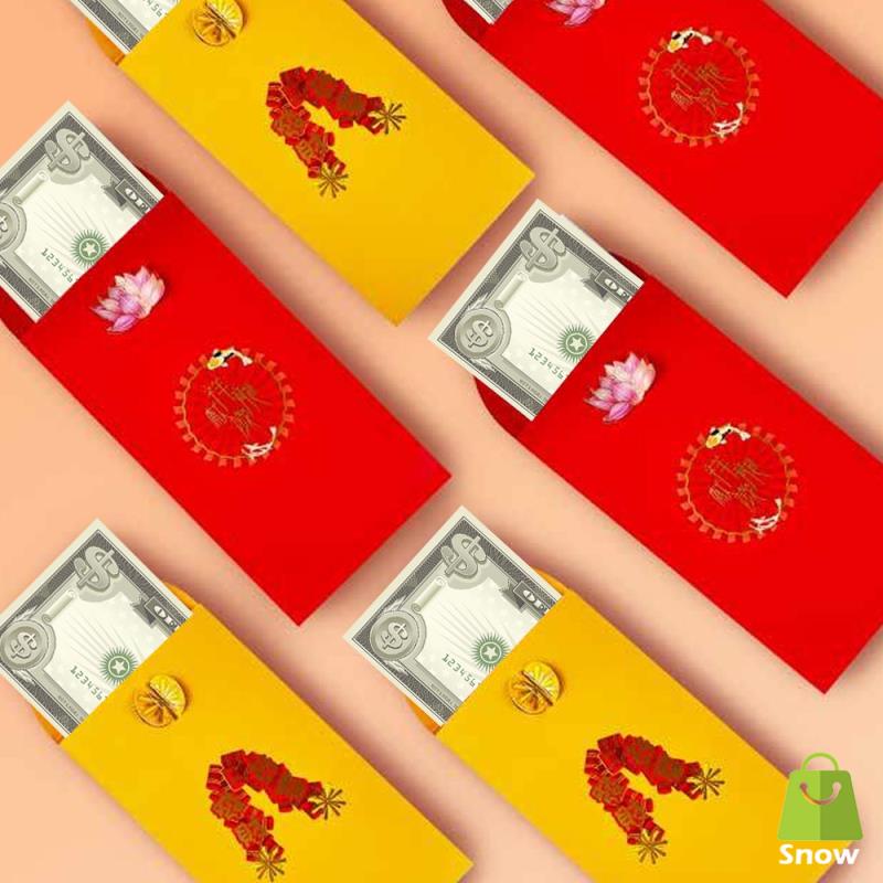 ⚡VẬN CHUYỂN NHANH CHÓNG⚡⚡ Bao Bì Tiền May Mắn Hình Rồng 3d Cho Năm Mới 2024