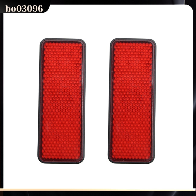 Bo 1 Cặp Đèn led Hình Vuông Phản Quang Chống Nước Gắn Đuôi Xe Máy / Xe Đạp Điện