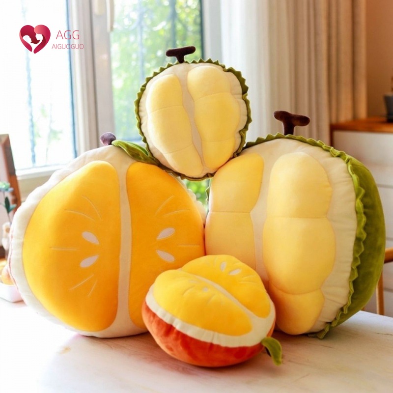 Màu Cam Dễ Thương Sang Trọng Đồ Chơi Trẻ Em Búp Bê Sầu Riêng Gối Áo Búp Bê Nghỉ Trưa Đệm Búp Bê Cổ Gối Đệm Quà Tặng Giáng Sinh