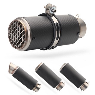 Universal sc project real sợi carbon xe máy ống xả giảm thanh ống đuôi ống xả đầu