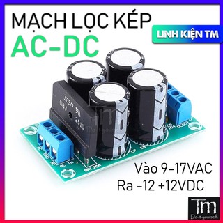 Mạch Chỉnh Lưu Cầu Ra Kép -12 +12V (SFT-PW28)