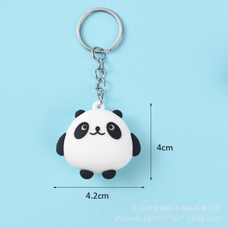 Móc khóa gấu trúc béo cute