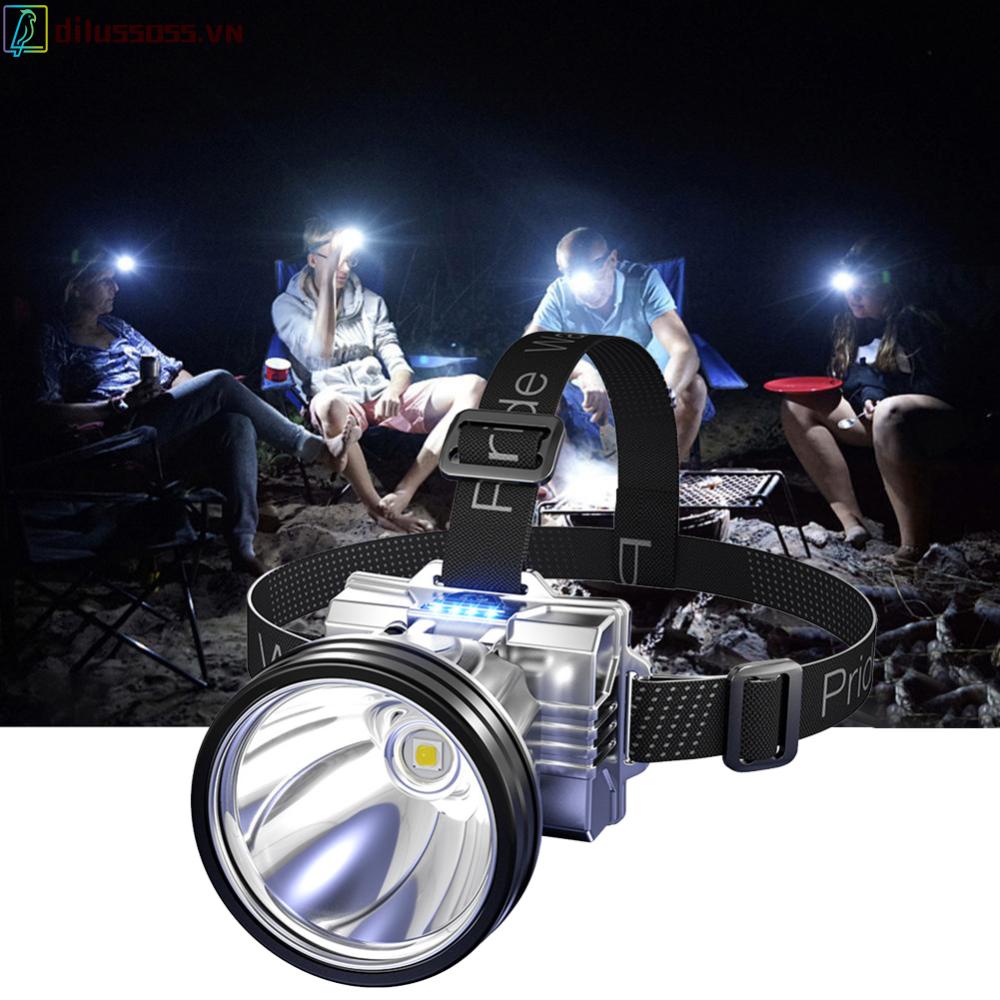 Đèn Pin Đội Đầu Chống Thấm Nước ipx4 Tiện Dụng Khi Đi Cắm Trại