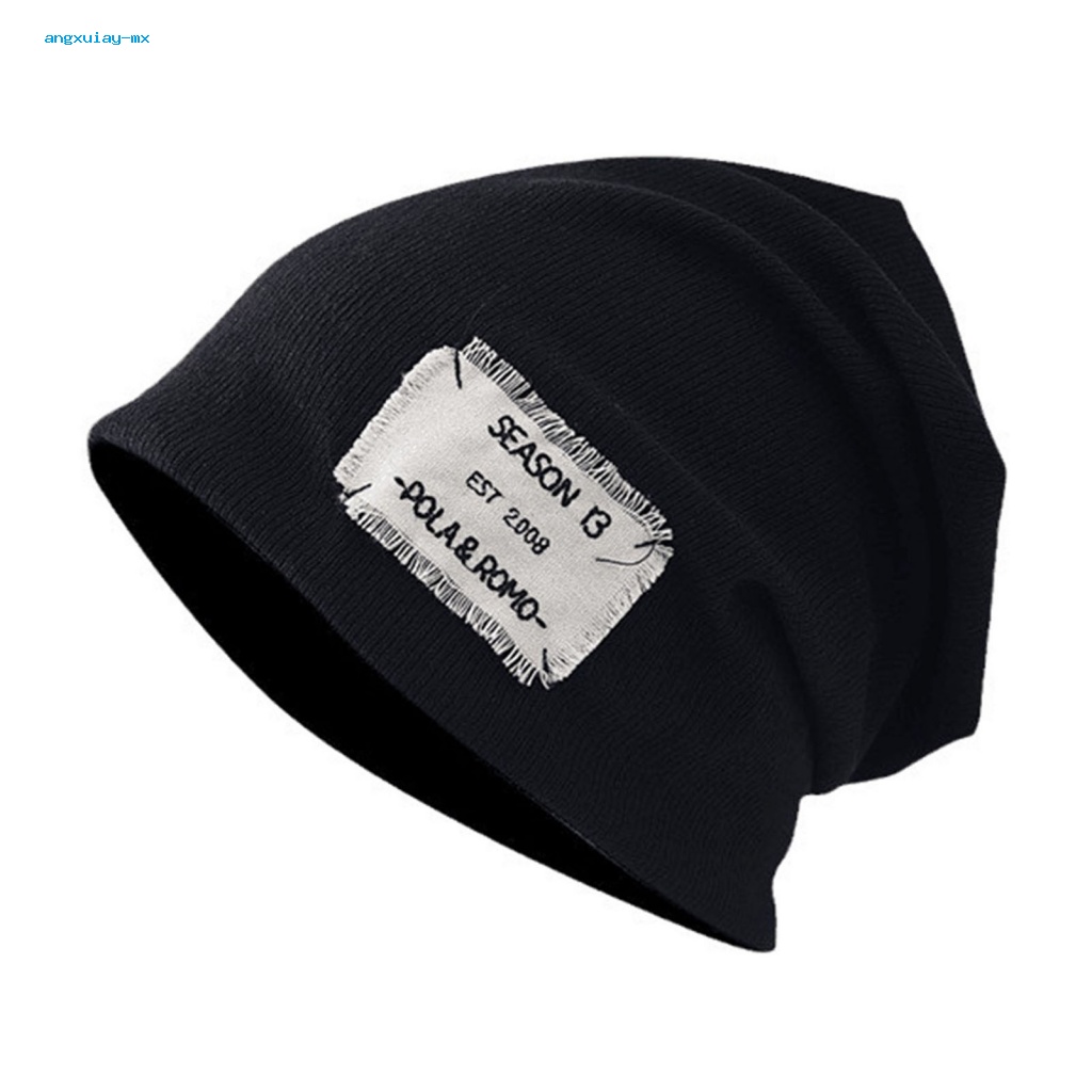 Mũ beanie Dệt Kim Co Giãn Chống Gió Chống Trượt Thời Trang Mùa Đông Cho Nam Và Nữ