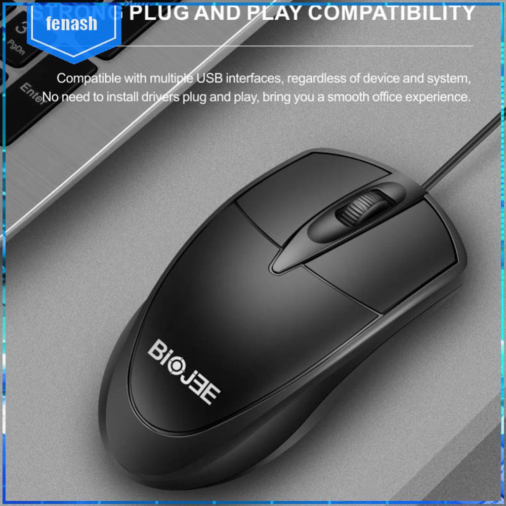 Chuột Quang Chơi game 1000Dpi 3 Nút Bấm Có Đèn led Kết Nối usb Cho pc / laptop