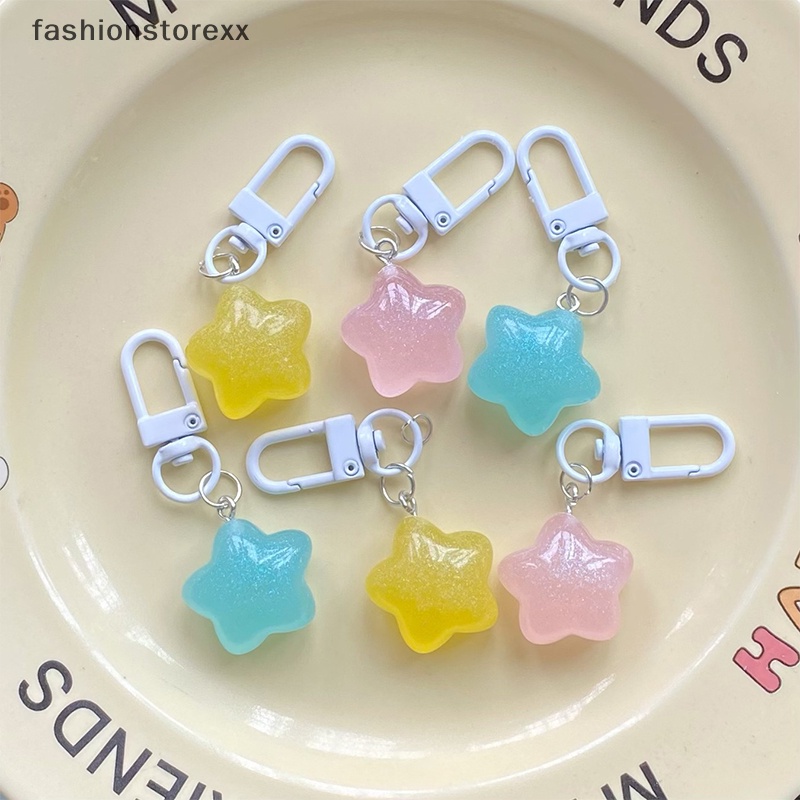 Móc Khóa Hình Ngôi Sao Dạ Quang Dễ Thương Cho Cặp Đôi