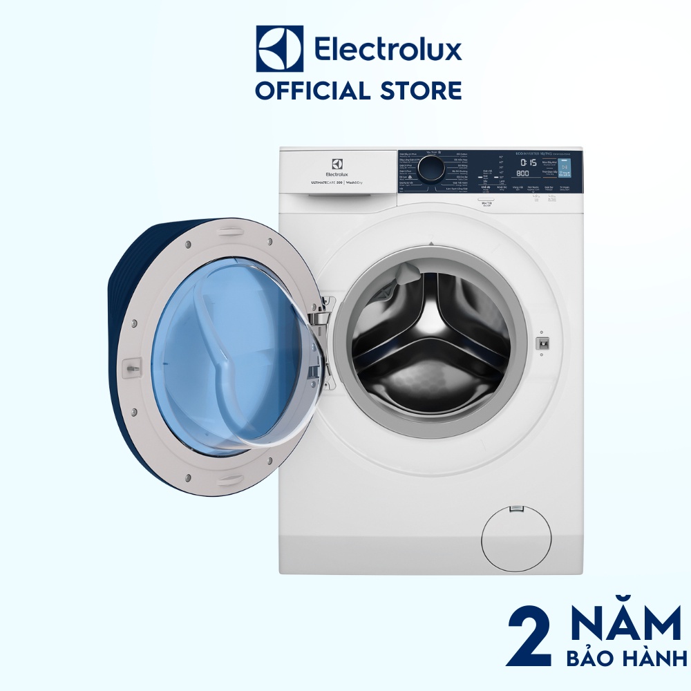 Máy giặt sấy Electrolux 10/7kg UltimateCare 500-EWW1024P5WB - Giặt sạch sâu, không cặn