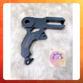 Pát cnc gắn sau cho winner/sonic sử dụng heo zin theo xe - pát quay ngược 45 độ cho đĩa 220mm - đen