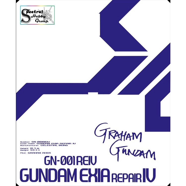 Decal nước dán mô hình Avalanche Exia MG RG HG decal base các loại - Water sticker