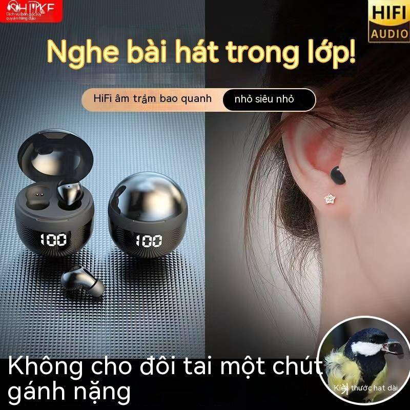 Ultra Tai Nghe Nhét Tai Bluetooth 5.3 Âm Thanh Sống Động Chất Lượng Cao