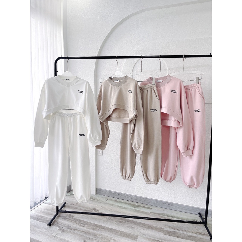 Set bộ thêu 3 màu tay dài