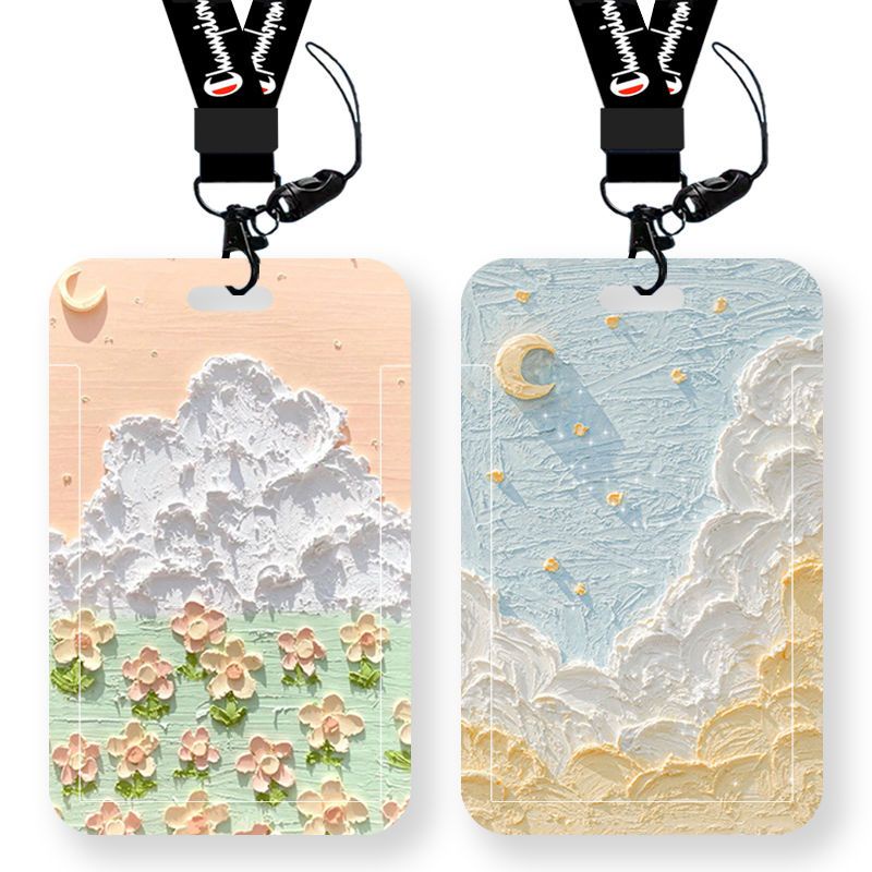 Ví Đựng Thẻ Vẽ Tranh Sơn Dầu Dành Cho Học Sinh Giá Đỡ