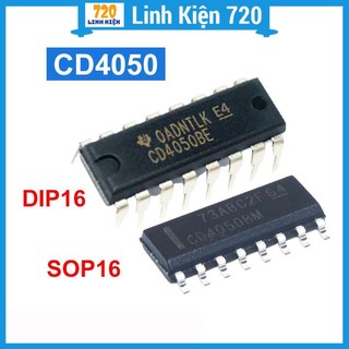 Cd4050 dip16 / sop16 16 chân dán, chân cắm tùy chọn