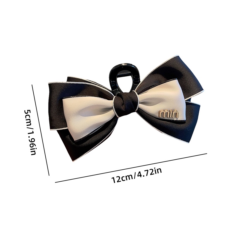 Kẹp Tóc Nơ Lớn Hai Mặt Hình Cá Mập Phong Cách Công Chúa Cho Bé Gái YR