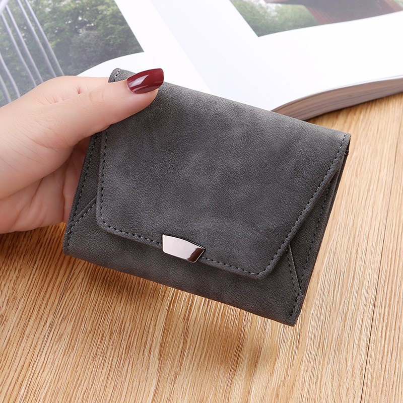 Ví ngắn mini SUPERCUTE thiết kế đơn giản thời trang phong cách Hàn Quốc