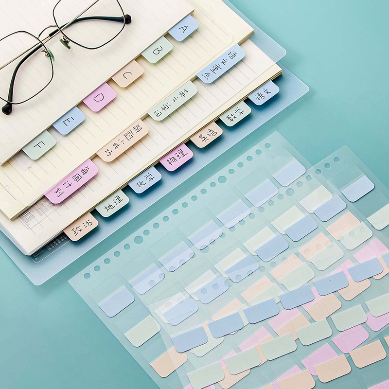 Set 4 Tấm Nhãn Dán Ghi Chú Nhiều Màu Sắc