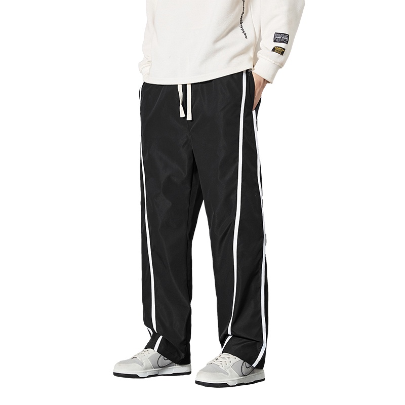 Quần Dài Lưng Cao Dáng Rộng Thời Trang Mùa Thu Cho Nam