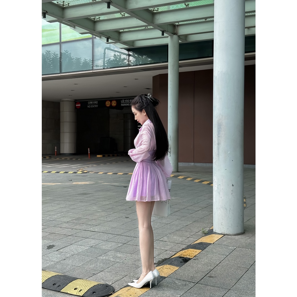 ĐẦM SƠ MI TAY DÀI - OB05130