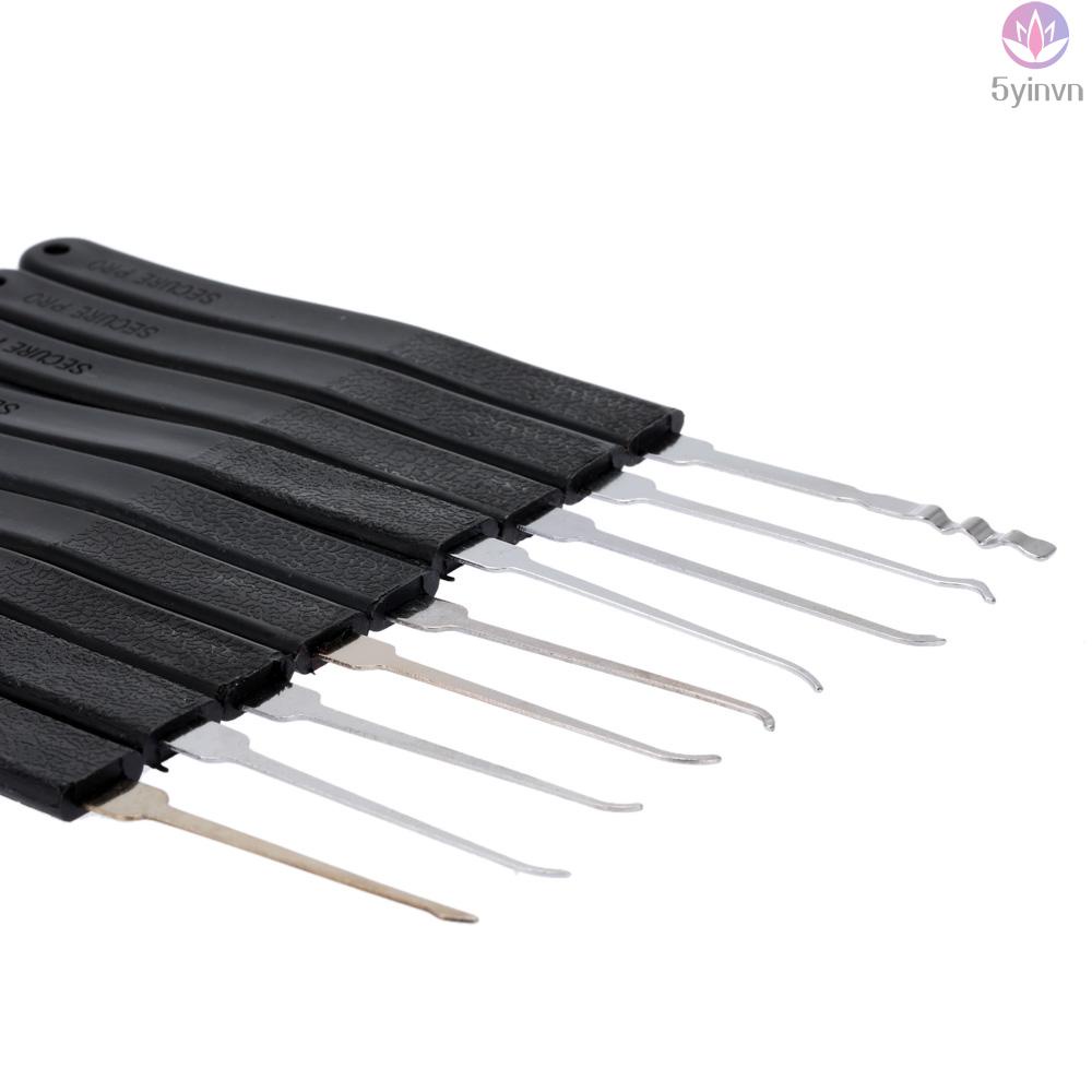 Unlock Doors like a Pro with 9pcs Lock Opener Tool Set - Essential for Locksmiths!