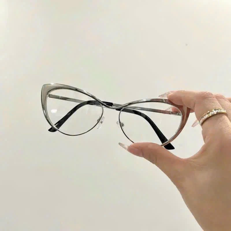 COD Thời Trang Kính Mắt Mèo Chống Ánh Sáng Xanh Phong Cách vintage Phương Tây