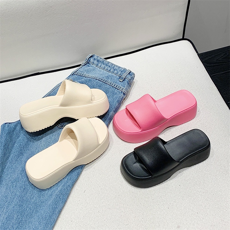 Dép Sandal Đế Dày Chống Trượt Chống Mài Mòn Thời Trang Hàn Quốc