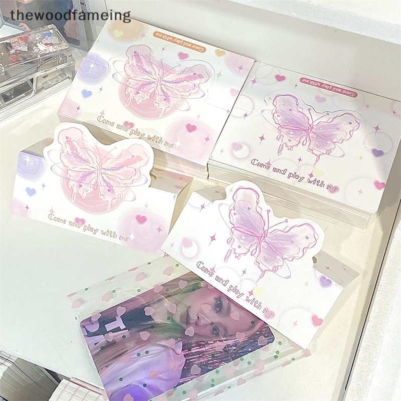 Bộ 10 Thẻ Giấy In Hình Bươm Bướm Dùng Trang Trí Nghệ Thuật diy
