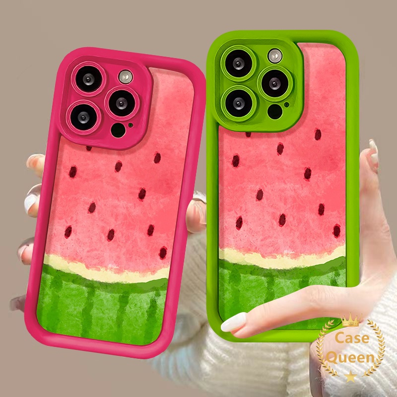 Hoạt Hình Ốp Điện Thoại Mềm Hình Dưa Hấu Cho iphone 7plus 11 15 14 13 12 pro max 7 6s 8 6 plus xr x xs max se 2020