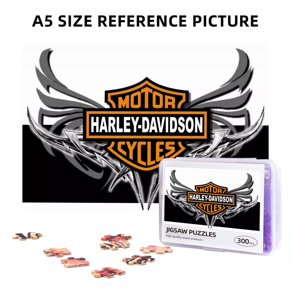 Harley Davidson Bộ Đồ Chơi Xếp Hình 300 Mảnh Cho Bé