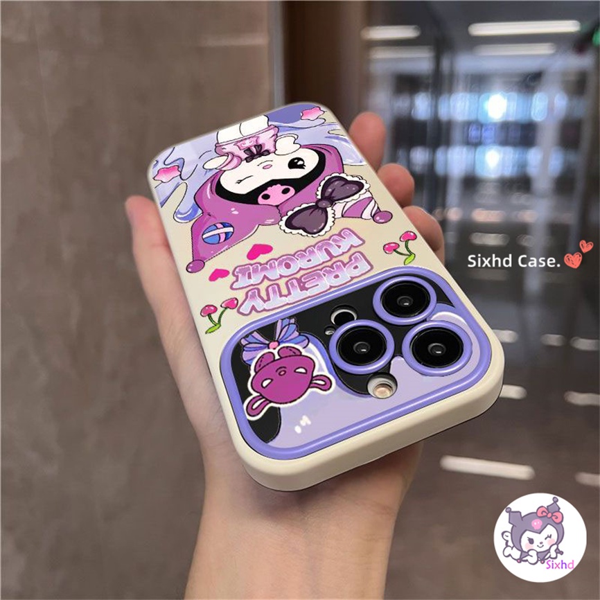 Ốp Lưng oppo a57 a58 a15 a16 a17 a18 a38 a78 a76 a95 a98 a5s a3s a12 a55 a53 a33 a32 a94 a93 a96 a74 a5 a9 a7 reno 5 8t Z7 Pro Sixhd Ôp Điện Thoại Silicon Dẻo Hình kuromi Dễ Thương Cho