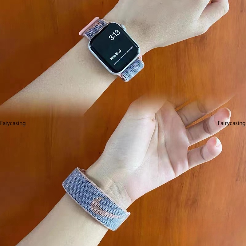 Dây Đeo nylon Cho Đồng Hồ Thông Minh apple watch 9 8 7 49mm 44mm 40mm 45mm 41mm 38mm 42mm ultra 2 8 se 7 6 5 4 3