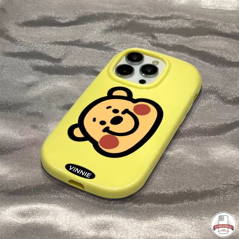 SANRIO DISNEY Dễ Thương Ốp Điện Thoại tpu Chống Sốc In Hình Gấu Pooh Cho iphone 7plus 6 x 8 xr xs max 6s plus 13 11 12 15 pro max 14