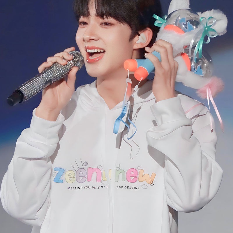 Áo hoodie unisex Mẫu 2023 zeenunew A another life Thời Trang Đường Phố