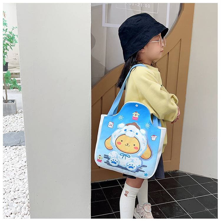 Sanrio Túi vải Cỡ Lớn In Hình kuromi melody Dễ Thương