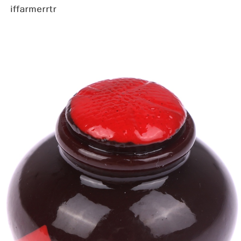 Set 4 Mô Hình Chai Rượu Thủy Tinh Mini Trang Trí Nhà Búp Bê diy