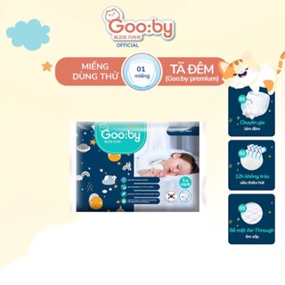 Bỉm mẫu dùng thử Tã/bỉm Gooby Premium ( Bỉm Gooby Đêm )