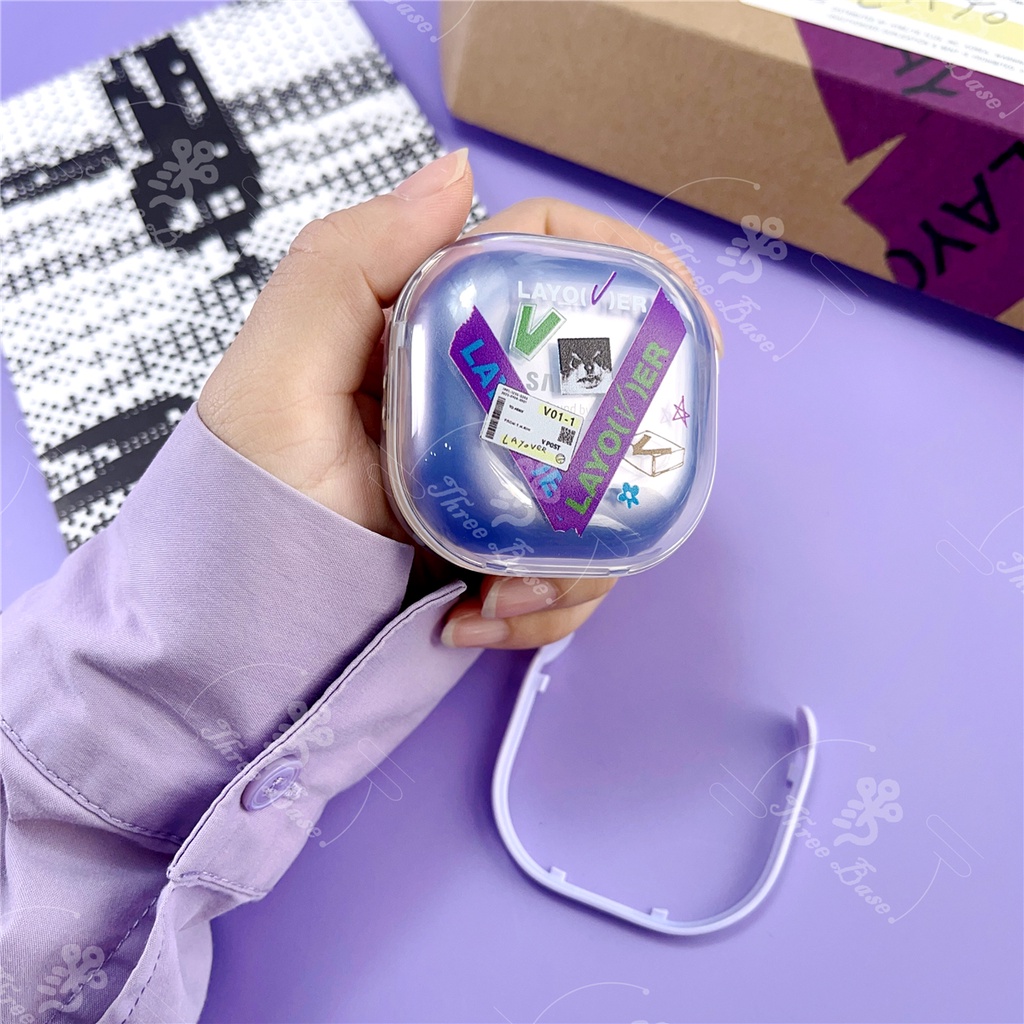 Vỏ Bảo Vệ Hộp Sạc Tai Nghe bts-7 v layover yeontan Cho samsung galaxy buds live buds pro samsung buds 2 buds 2 pro 2022