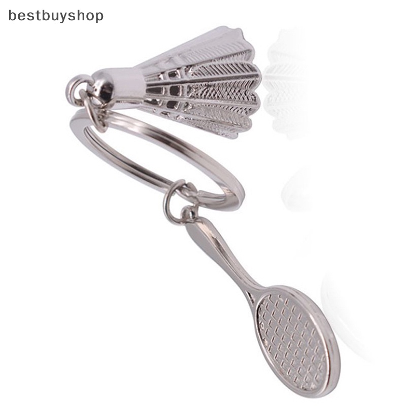 Móc Khóa Hình Vợt Cầu Lông Và Quả Cầu Lông Sáng Tạo Mới