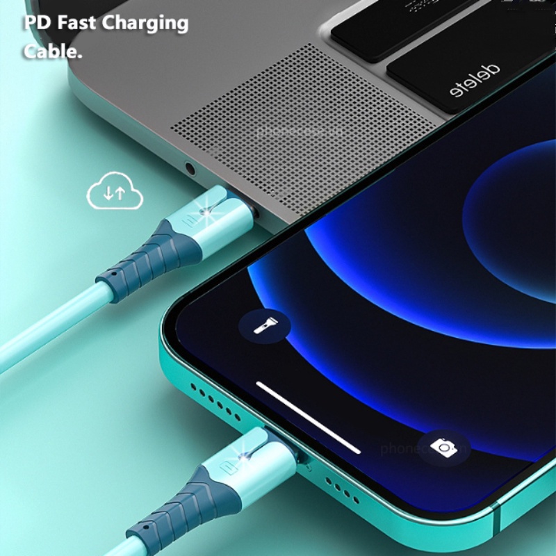 Dây Sạc Type C Nhanh 20W PD Chất Lượng Cao Dây Nhanh Bằng Silicone cáp sạc Cho xiaomi