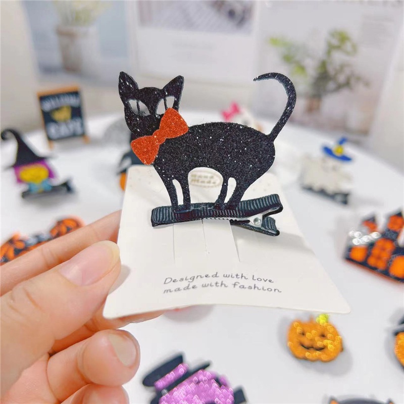 Kẹp Tóc Hình Mèo Dễ Thương Cho Bé Trai Và Bé Gái